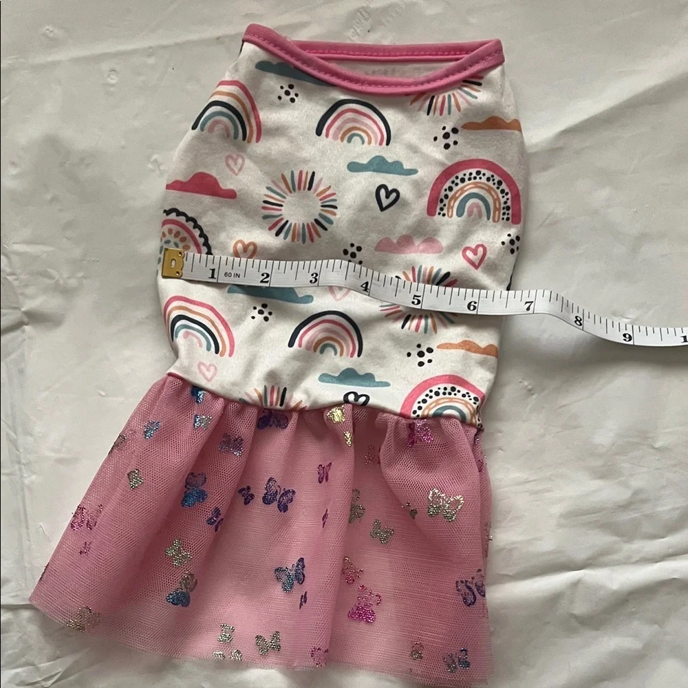 SHEIN Pink and Black Dog Dresses